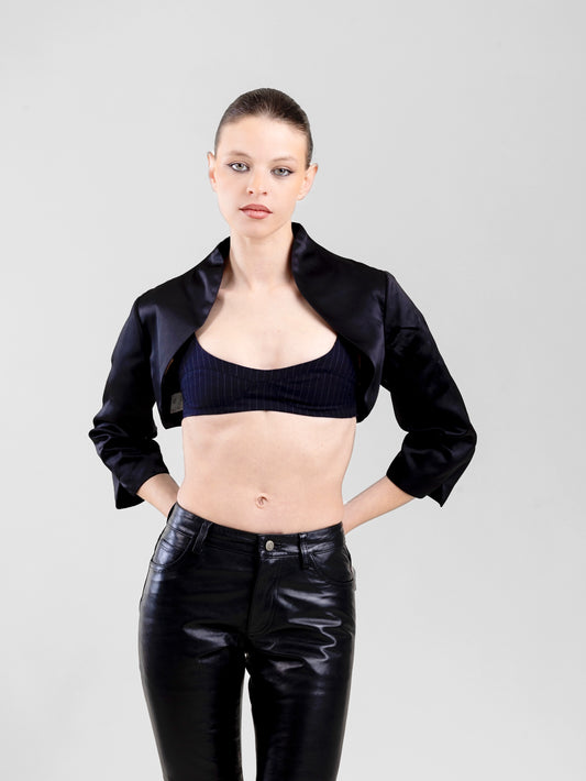 Satin Bolero Porté