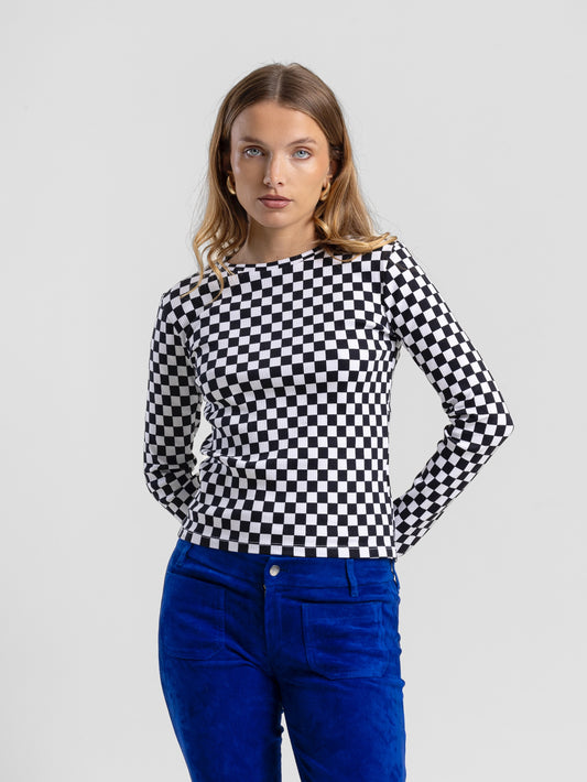 Checkered Top Porté