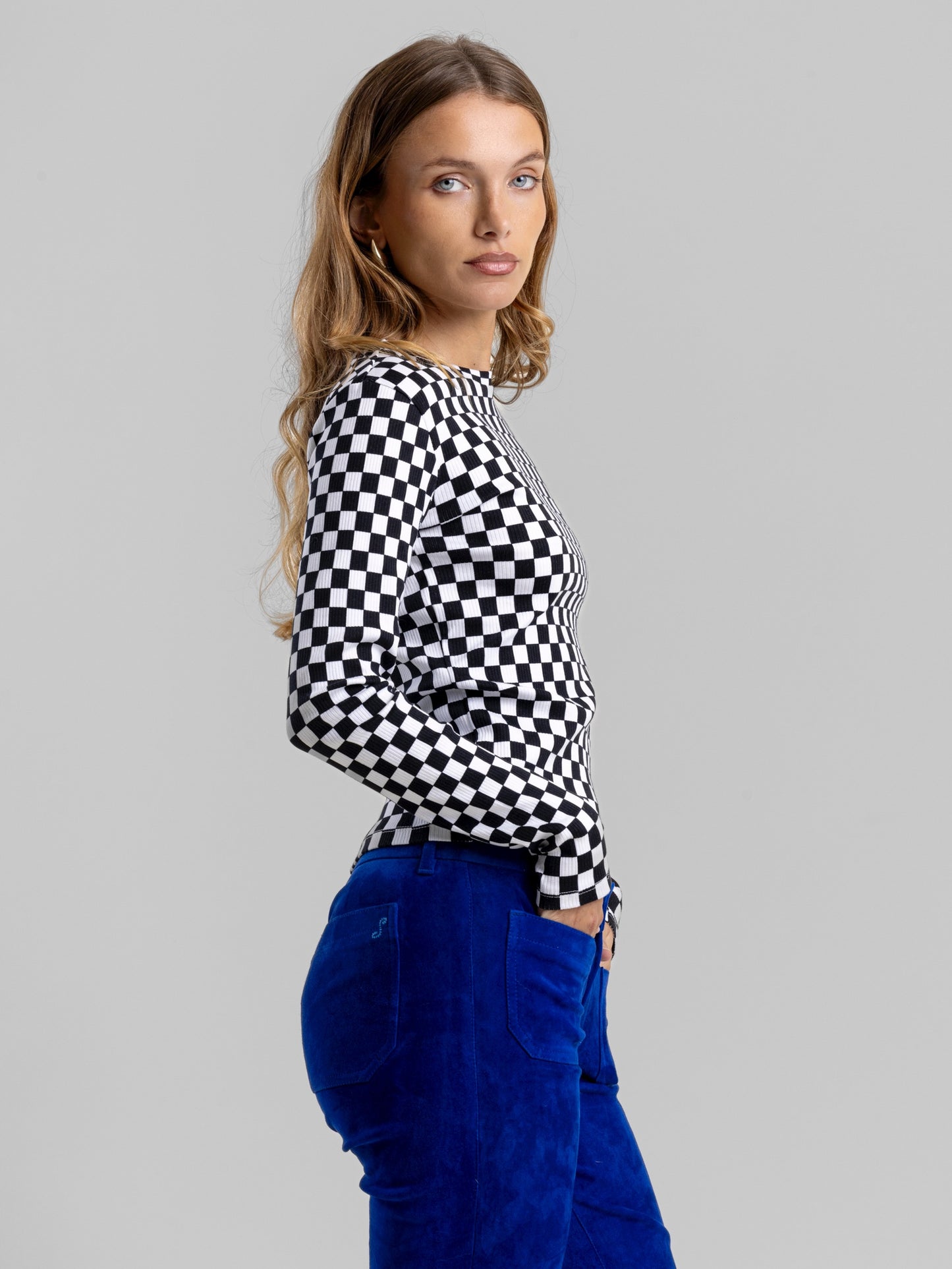 Checkered Top Porté